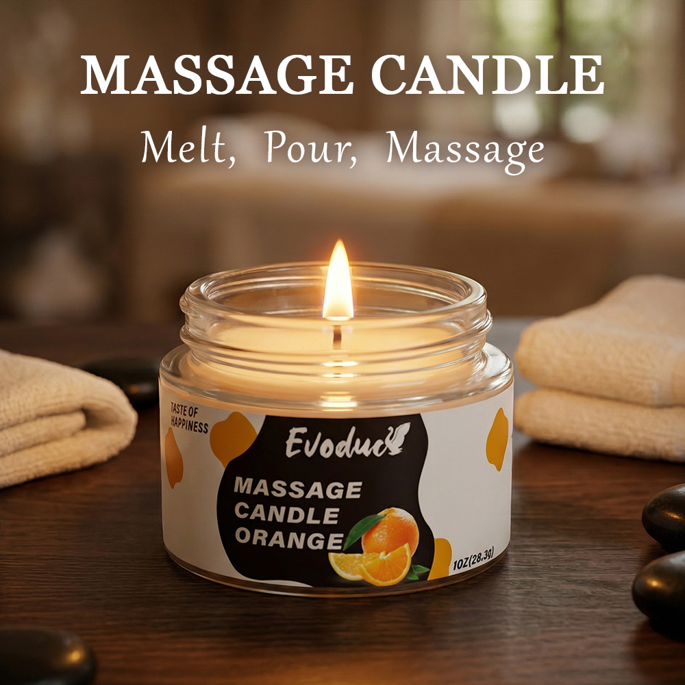 Massage Candle Melting - Świeca do masażu z olejem, słodki