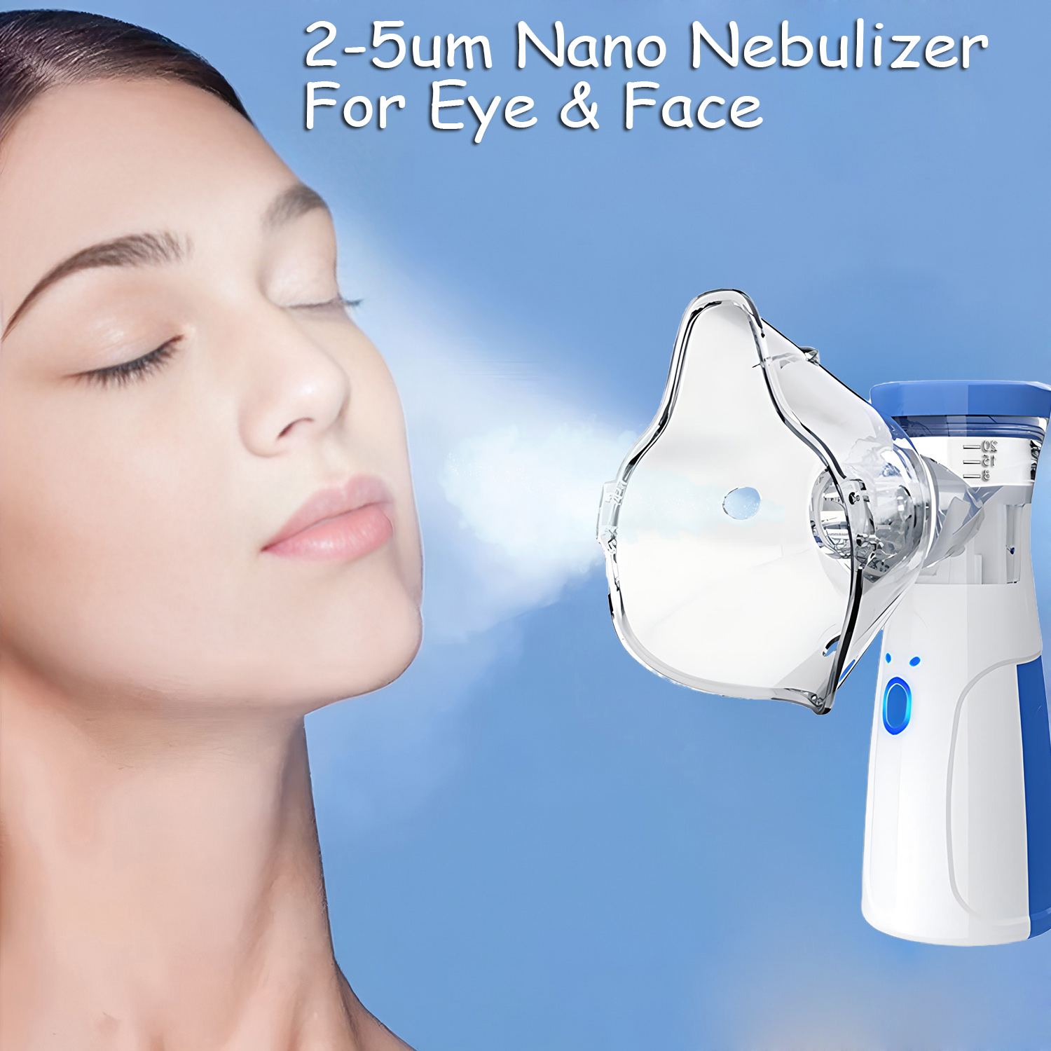 Facial Steamer Nano - Mini parownica do twarzy, cichy nebulizator