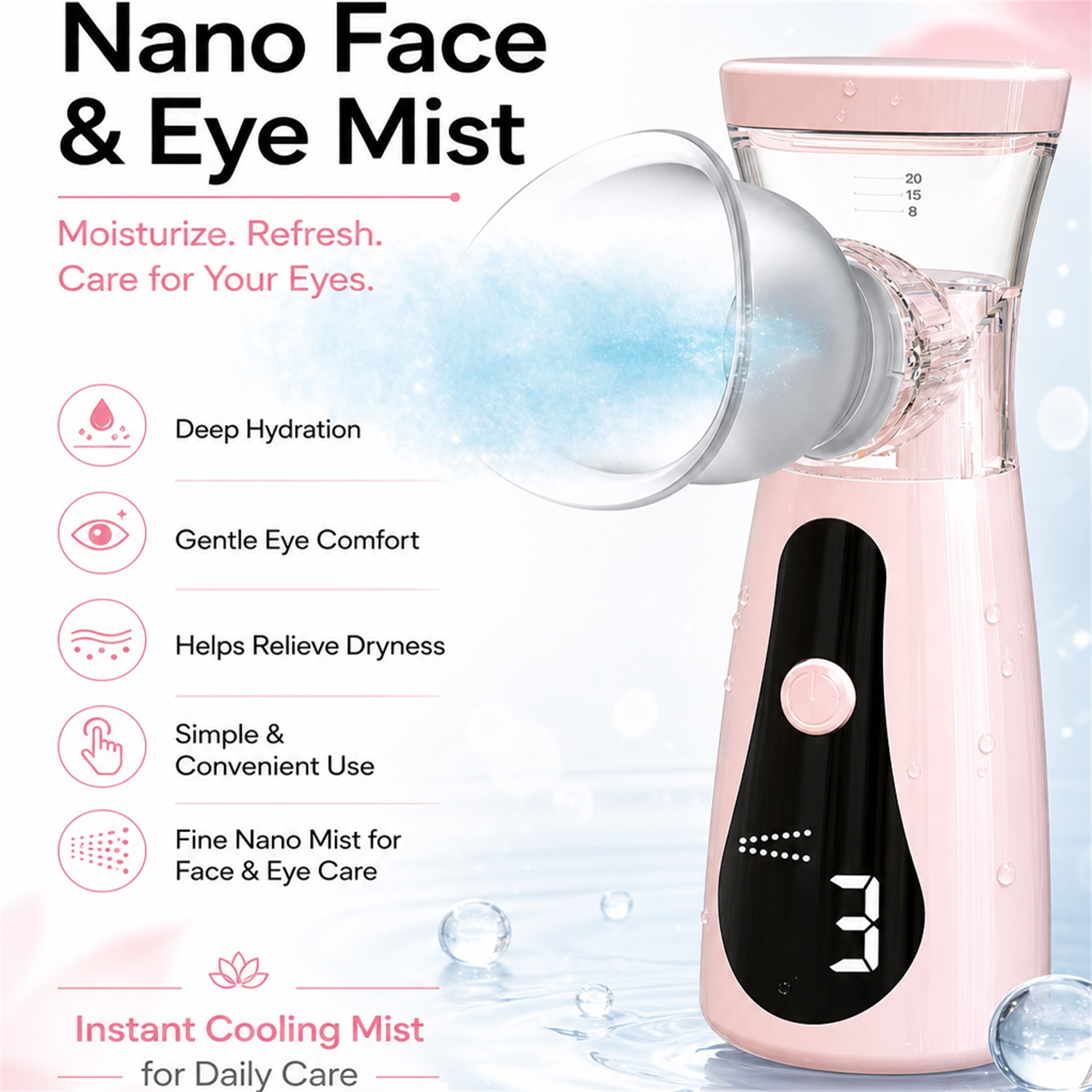 Nano Zimny Spray do Twarzy - M – Facial Steamer Nano recenzja i cena